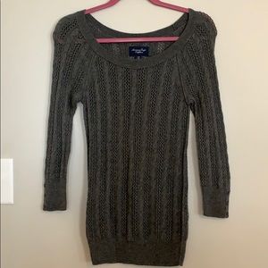 American Eagle Crochet sweater